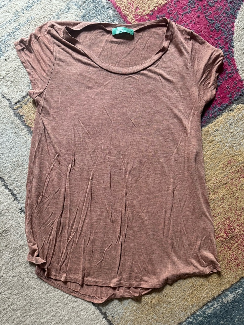 Venley & Chris & Carol & Coco Main medium t shirt set mustard cream & mauve (3) - Picture 9 of 14